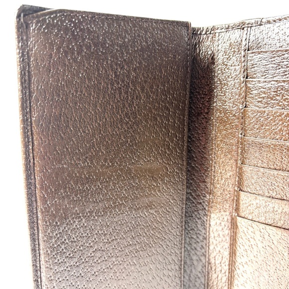 Vintage Gucci GG Monogram Clutch – Beige Canvas Logo Pouch - Picture 9 of 11